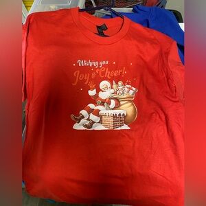 Christmas Festive Red Santa unisex T-Shirt